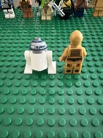 LEGO C-3PO & R2-D2 Minifigures 75136 Star Wars Set 2 Droids [USED]