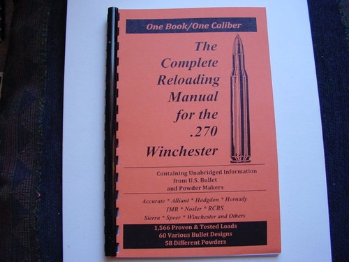 .270 Winchester The Complete Reloading Manual Load Books EE. UU. Última versión