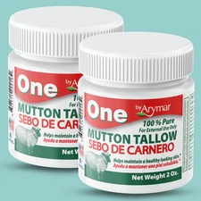 Arymar Sebo de Carnero/Mutton Tallow Ointment–Skin Moisturizer 2 fl oz (2-Pack)