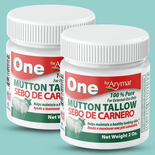 Arymar Sebo de Carnero/Mutton Tallow Ointment–Skin Moisturizer 2 fl oz (2-Pack)