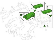 Right AIR CLEANER BOX 2780900201 2012-2014 MERCEDES-BENZ ML550