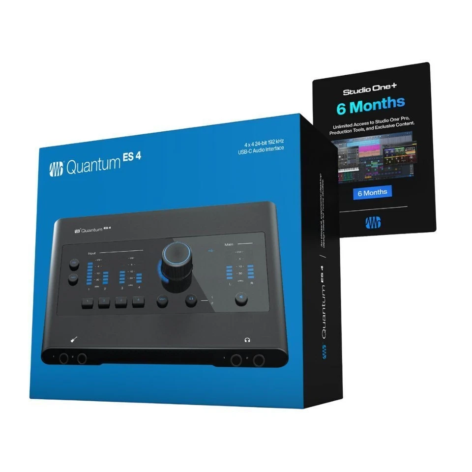Presonus Quantum ES4 4x4 USBC Audio Interface for Professional Audio - Image 4 of 4