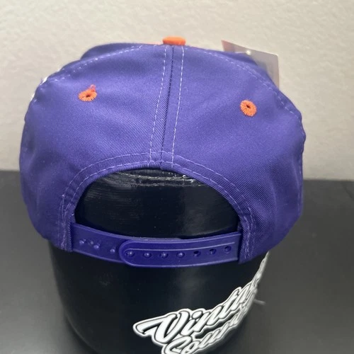 VTG 90s Phoenix Suns Drew Pearson Slam Dunk Twill NBA Graffiti Snapback Hat NWT image 6