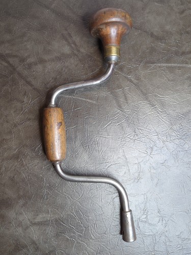 Vintage Bit Klammer Handbohrer - unvollständig