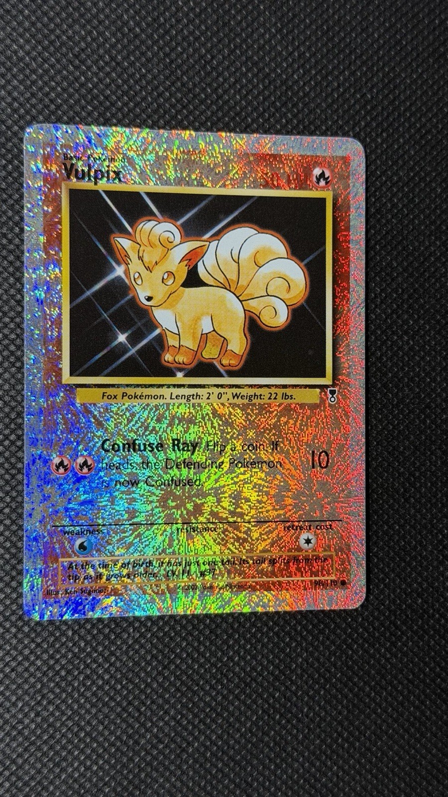 Vulpix 98/110 2002 Pokemon Legendary Collection Reverse Holo Mint/NM