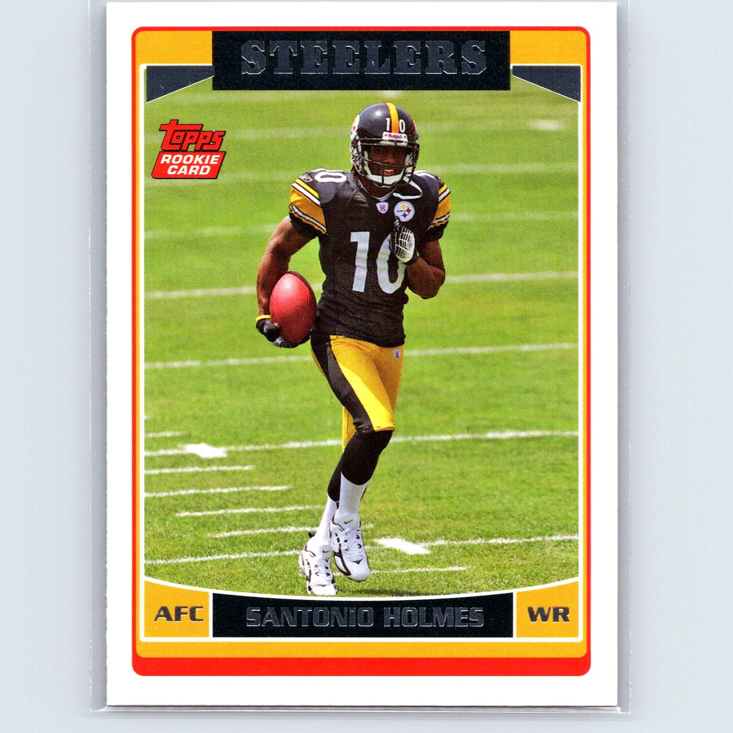 2006 Topps Chrome Santonio Holmes Rookie #244 Pittsburgh Steelers