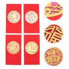 4 Pcs Briefumschlag Rot Rote Briefumschläge Partyzubehör Geldtasche