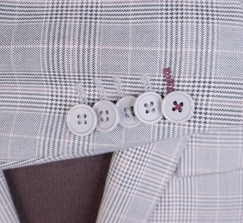 ENGLISH WASH Sport Mantel Anzug Jacke Blazer Gr. 38 S Fensterscheibe uni grau gebraucht, in einwandfreiem Zustand - Bild 7 von 16