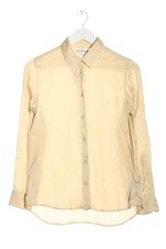 UNIQLO X INES DE LA FRESSANGE Blouse en soie Dames Blouse T EU 34 jaune clair