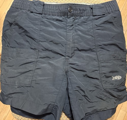 AFTCO Herren Original Seven Pocket Nylon Performance Shorts schwarz Größe 30