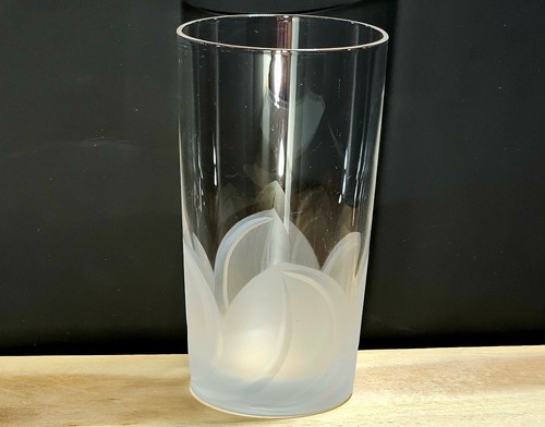 Cristal D'Arques Florence Longdrinkglas 5,25" Kristall mattiert 3D Blütenblätter Romanti - Bild 2 von 7