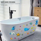  Anti Slip Shower Stickers Bathtub Waterproof for Children's Bathing