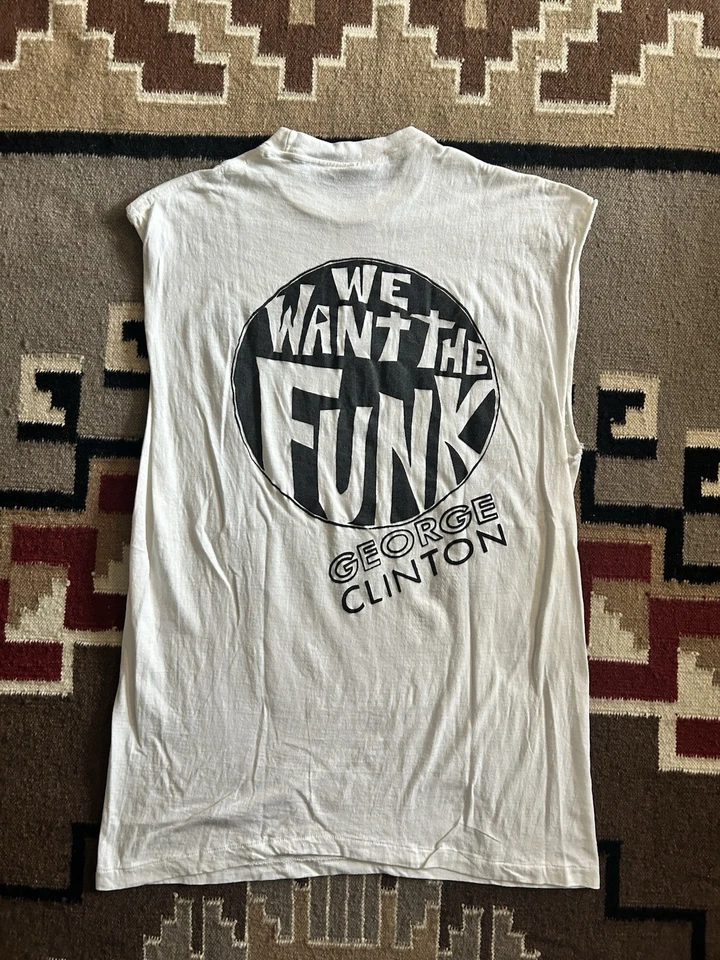 Camisa Vintage 1993 Parlamento, Funkadelic, P Funk Allstars Dope Dog Talla XL 90s Foto 2 de 3