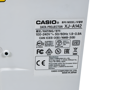 Casio XJ-A142 DLP Projector Laser/LED 2500 Lumens Good Functional - NO Bundle - Picture 10 of 14