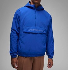 Nike Jordan MVP Anorak Windbreaker Jacket Royal Blue FV7440-480 Mens Size M