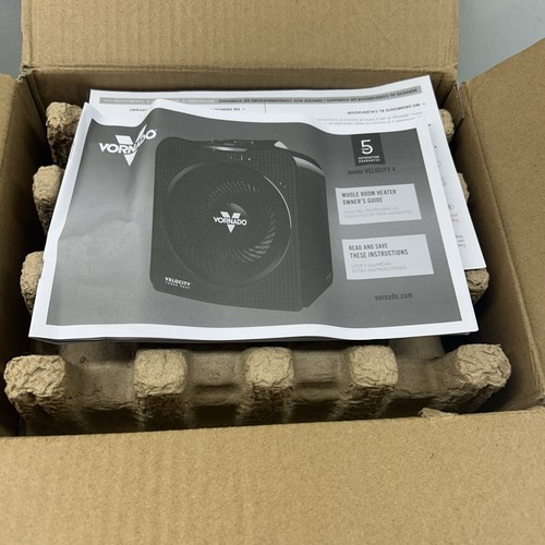 Vornado Velocity 4 Tuned Heat Vortex Electric Space Heater w/3 Heat Settings - Picture 6 of 6
