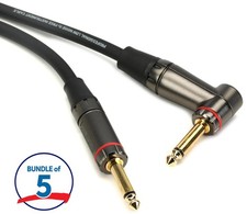 Gator Cableworks Headliner Series Instrument Cable 5 Pack - 10 foot