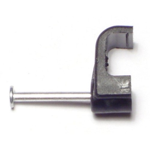 Clips de alambre de plástico negro de 9 mm - Imagen 1 de 1