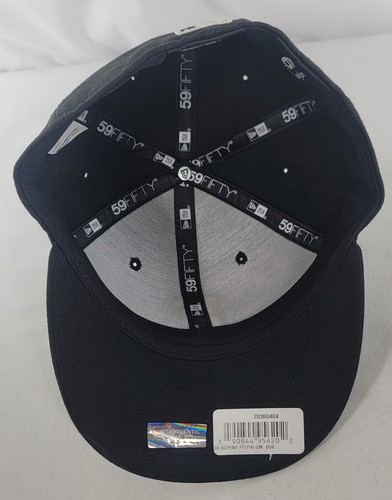 Pittsburgh Pirates New Era 59FIFTY Fitted Ballcap Size 6 5/8 Black/Yellow Hat - Picture 6 of 7