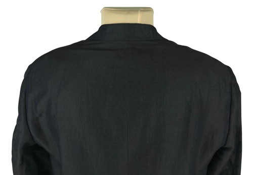Ermenegildo Zegna Mens Gray Silk/Linen Blazer Jacket Size IT 52L / UK 42 (L-XL) - Picture 8 of 14