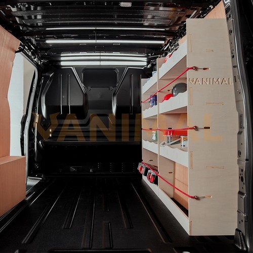 Peugeot Expert 2016+ SWB Full Driver Side Multi-Compartment Ply Racking - Picture 2 of 8