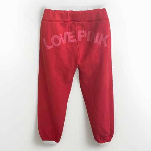 Vintage Love Pink Medium Y2k Victoria's Secret Jogger Damen Sweats Dog Spellout - Bild 4 von 9