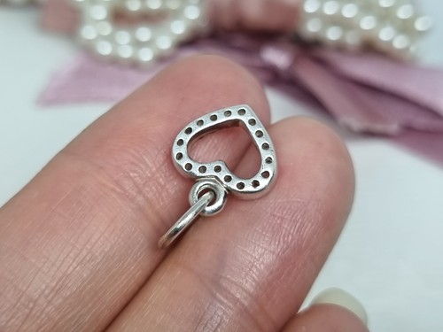 Original Pandora Be My Valentine Herz Dangle Charm Rosa CZ S925 ALE 💕 R15a - Bild 4 von 6