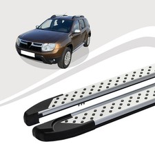 Trittbretter passend für Dacia Duster ab Baujahr 04/2010-12/2017 SOMA Silber mIt