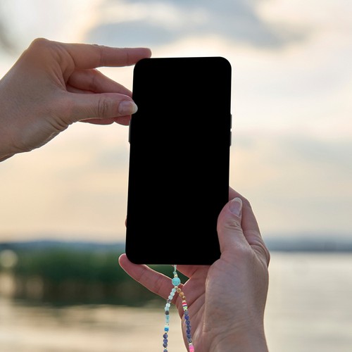 Chaîne de téléphone portable pendentif mignon breloque perles lanière décoration à suspendre - Photo 12 sur 12