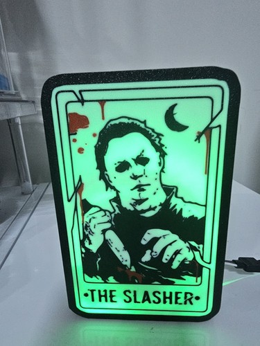 The slasher Michael Myers Tarot Card Style Lightbox - Picture 3 of 12