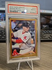 2014 Topps Update Series - Mookie Betts #US-26 Gold /2014 (RC) PSA 10