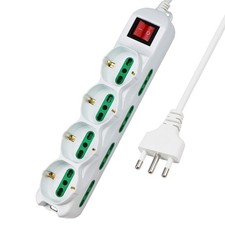 Extrastar Multipresa 12 Posti 4 polivalenti (schuko 10/16A) 8 bivalenti 10/16A