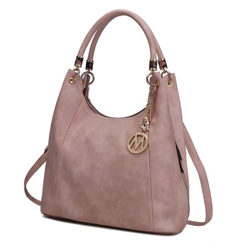 MKF Fashion Hobo Bag for Women – PU Leather Top Handle Handbag Purse – Crossb...