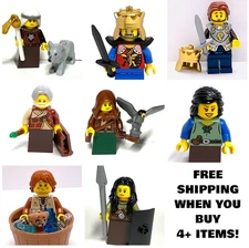 LEGO Castle Minifigures –Medieval Peasants, Merchants, Craftsmen— 50+ Characters