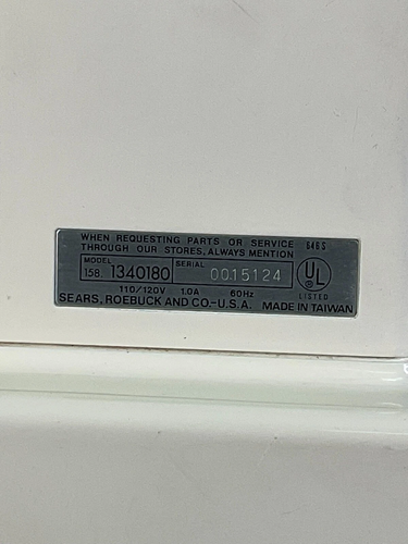 Kenmore Ultra-Stitch 6 Sewing Machine 1340180 🧵 White – For Parts or Repair - Picture 13 of 22