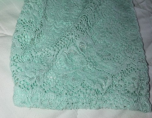 NoBo Lacey Mint Green sz 15/17 Stretch Top - Picture 3 of 7