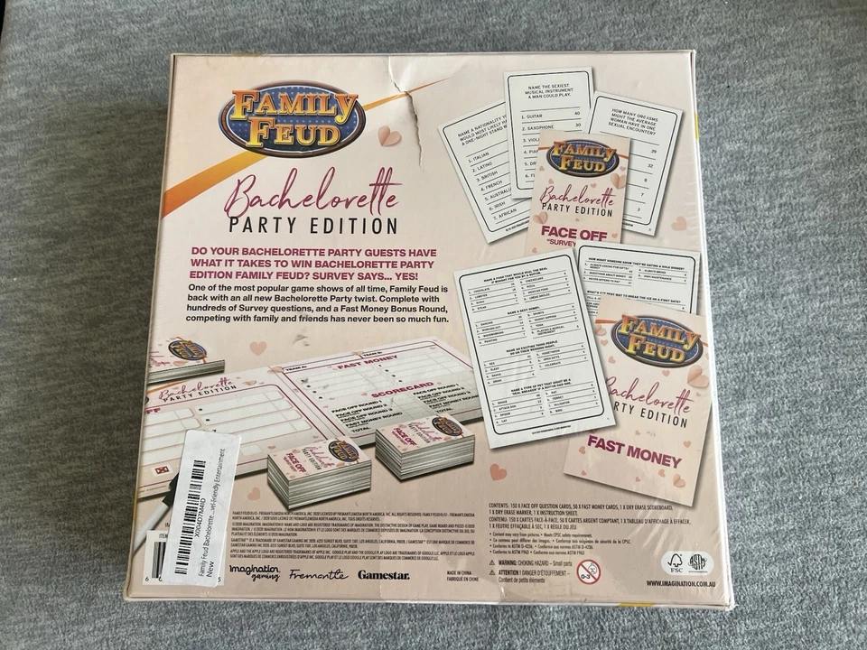 Family Feud Bachelorette Party Game Wedding Edition Imagination Gaming New 17+ - Image 2 of 4