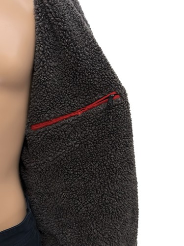 ⭐VTG ORVIS- BURNT ORANGE MENS XL Suede Bomber Jacket SHERPA/FLEECE Lining - Picture 2 of 5