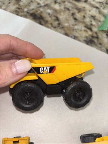 CAT Caterpillar Toy Dump Truck Excavator Lot of 4 - Picture 2 of 6