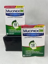 Mucinex DM Maximum Strength 12 Hr Cough Relief Tablets, 42ct, Exp. 1/27 - 2 Pack