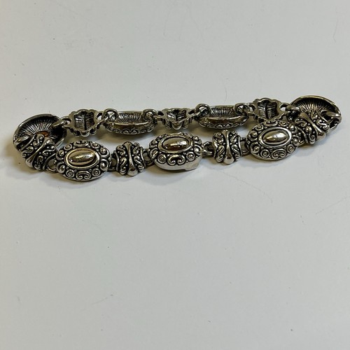 4 Silber Armband Lot 2 Art Deco Stil - 1 Brighton Stil - 1 grüner Stein Premier Co - Bild 9 von 17