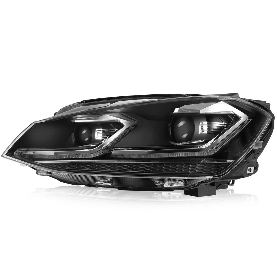 Par de montaje de faros para proyector LED DRL para Volkswagen Golf 2015-17 Foto 4 de 4