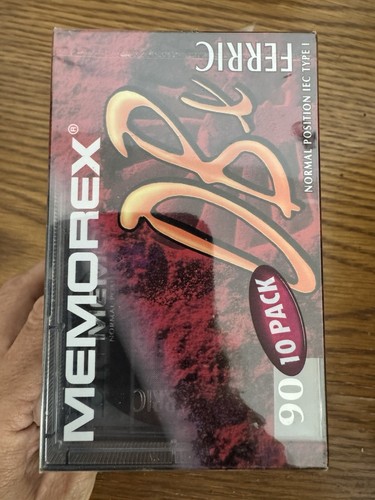 NEW Vintage 1990s MEMOREX 90 DBx Ferric Sealed Cassette Tapes X 17 - Picture 3 of 3