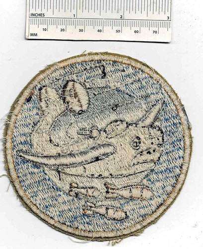 WW2 MOBY DICK 320th Bomb Squadron US Army USAAF Shoulder Patch Cloth WWII Air - Picture 2 of 2