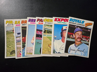 1977 TOPPS BASEBALL CARD #75-128 ''PICK A CARD''