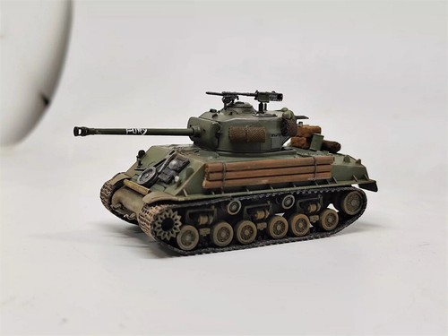 NEW 1/72 Fury Sherman Tank M4a3e8 Painted Finished Model - Picture 5 of 12