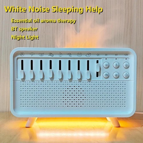 4 in 1 Bluetooth Speaker White Noise Machine Night Light Humidifier Sleep Aid - Picture 12 of 24