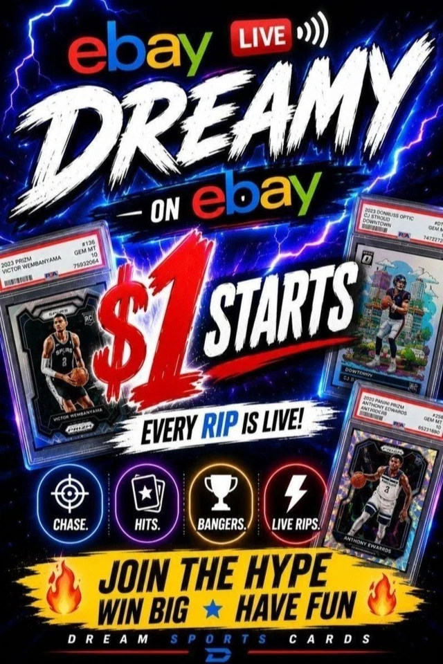 👉$1 Starts with DREAMY on eBay 🔥