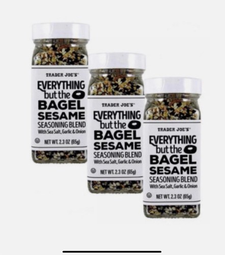 3 Trader Joes Seasoning Everything but the Bagel Sesame Blend Garlic 6 Oz SEALED - Picture 1 of 5
