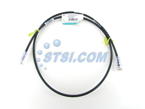 Panduit UTP28X3BL Cat6a 28awg Network Patch Cable, 3 Ft Black ~STSI - Picture 2 of 4